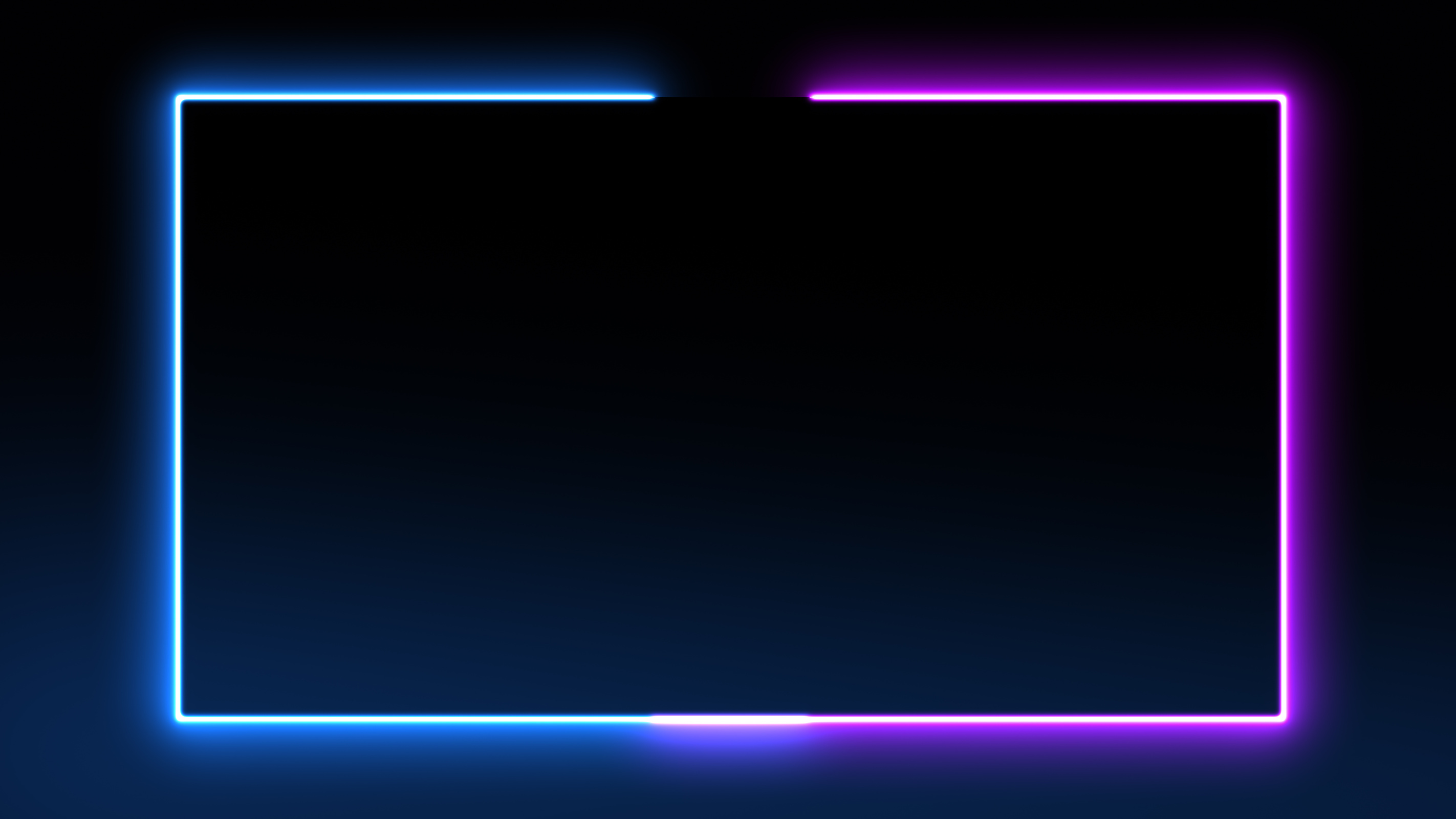 Background abstract bright neon frame.